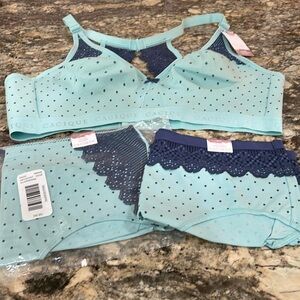 NWT Cacique Cotton Bra W/ Matching Panties